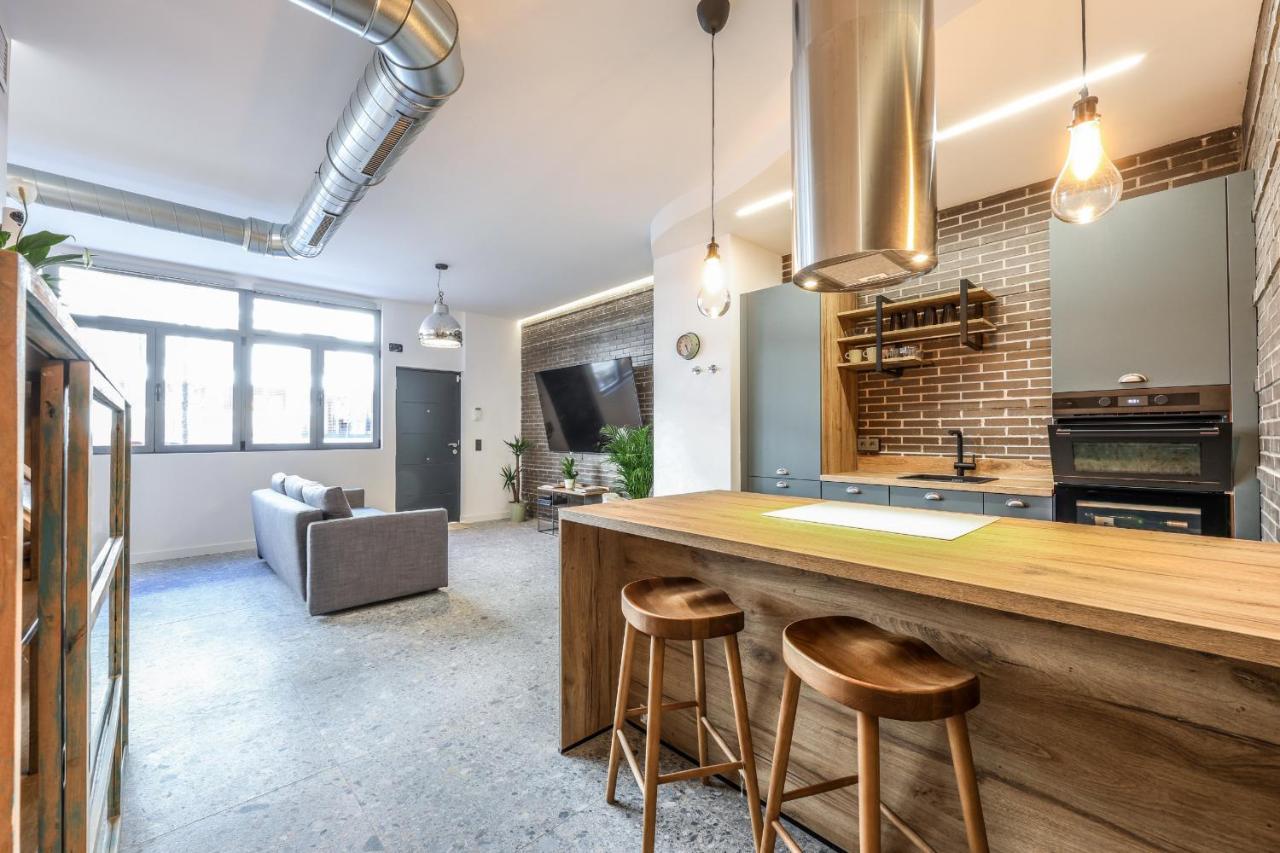 Loft Reformado Industrial Daire Madrid Dış mekan fotoğraf