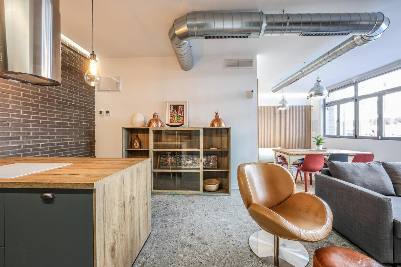 Loft Reformado Industrial Daire Madrid Dış mekan fotoğraf